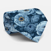 Artistic Christmas Gift For Men Ranunculus Floral ネクタイ (ロール)