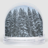 Artistic Christmas Tree Scene Snow Globe (裏面)