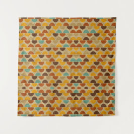 Artistic Colorful Geometric Illustration – Modern  タペストリー