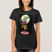 Artistic colourful Lord Shri Krishna with flute! Tシャツ (正面)