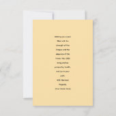 Artistic Dragon-Horse 2026 Lunar New Year Card サンキューカード (裏面)