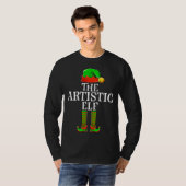 Artistic Elf Women Apparel Christmas Family Matchi Tシャツ (正面フル)