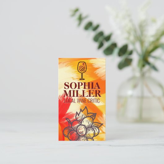 Artistic | Expressive Winery 名刺 (スタンド正面)