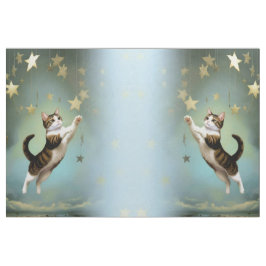 Artistic Fabric Designs Cat ファブリック