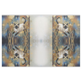 Artistic Fabric Designs Cat ファブリック