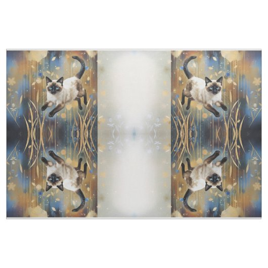 Artistic Fabric Designs Cat ファブリック (ヤード)