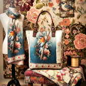 Artistic Fabric Panel Birds ファブリック
