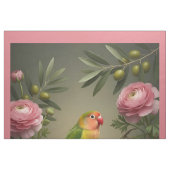 Artistic Fabric Panel Parrots ファブリック (ファットクウォーター)