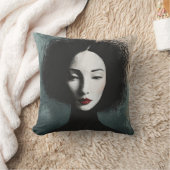 Artistic Faceless Woman Portrait クッション (ブランケット)