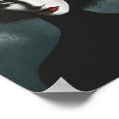 Artistic Faceless Woman Portrait ポスター (角)