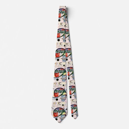 Artistic "Fixed"  -  Wassily Kandinsky Modern Art  ネクタイ (正面)
