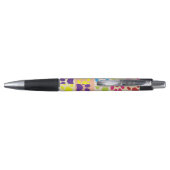 Artistic Floral Pattern Chic Bohemian Style Pen ボールペン (裏面)