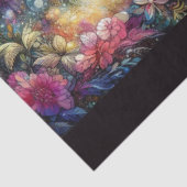  Artistic Floral Woodland Boho Cat Decoupage  薄葉紙 (詳細)