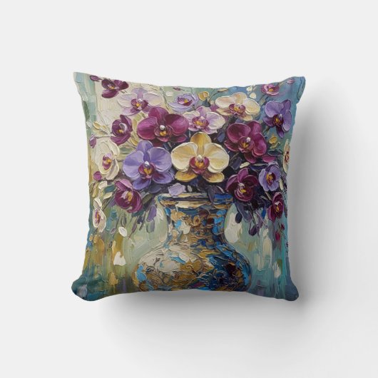 Artistic Flower Design クッション (正面)