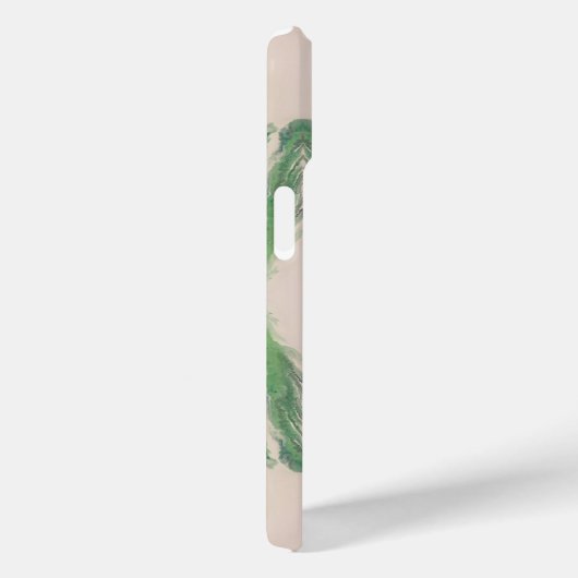 Artistic Fluid Abstract in Aqua & Green  Case-Mate iPhoneケース (裏面 / 右)