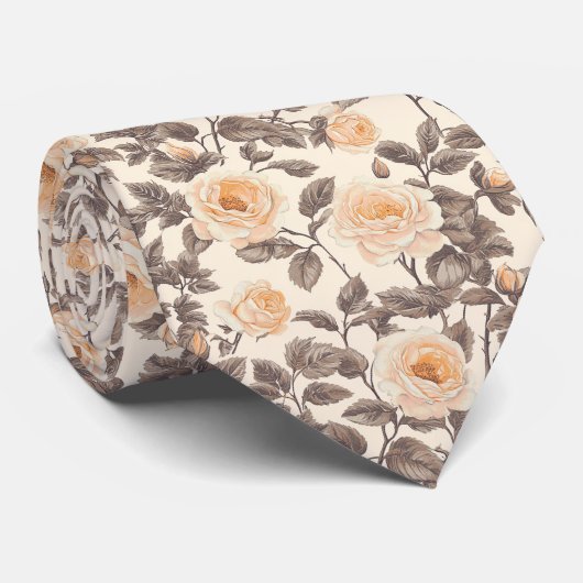 Artistic Gifts For Husband Rose Flower ネクタイ (ロール)