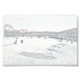 Artistic Halifax Piece Hall Heritage Landmark フォトプリント