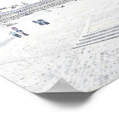 Artistic Halifax Piece Hall Heritage Landmark ポスター (角)