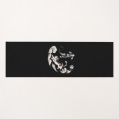 Artistic Japanese Cat Soccer For Yogi Fitness Love ヨガマット (正面(横))