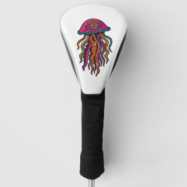 Artistic Jellyfish Driver Head Cover ゴルフヘッドカバー
