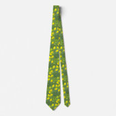 Artistic Lemon Tree Tie for Men ネクタイ (正面)