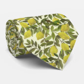Artistic Lemon Tree Tie for Men ネクタイ (ロール)