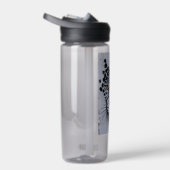 Artistic Leopard Portrait Wildlife Hoodie & Labels ウォーターボトル (右面)