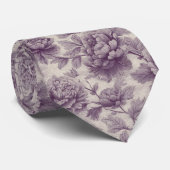 Artistic Men Gifts Peonies ネクタイ (ロール)