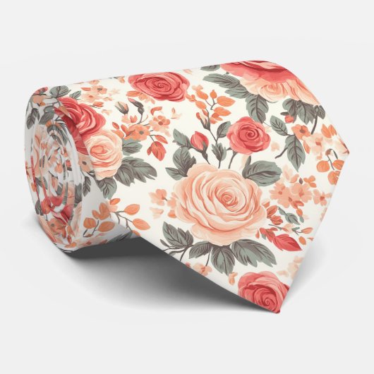 Artistic Menswear Ties Rose Floral ネクタイ (ロール)