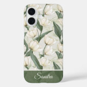 Artistic Moms Day Gifts Tulip Custom Case-Mate iPhoneケース (裏面)