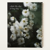 Artistic moody floral monogram プランナー手帳 (裏面)