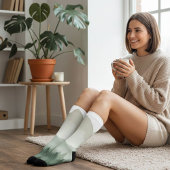 Artistic Mountain Meadow and Grass Landscape Socks ソックス