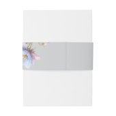 Artistic Pastel Botanical Florals Wedding 招待状ベリーバンド (裏面例)