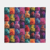 artistic pattern フリースブランケット (正面(横))