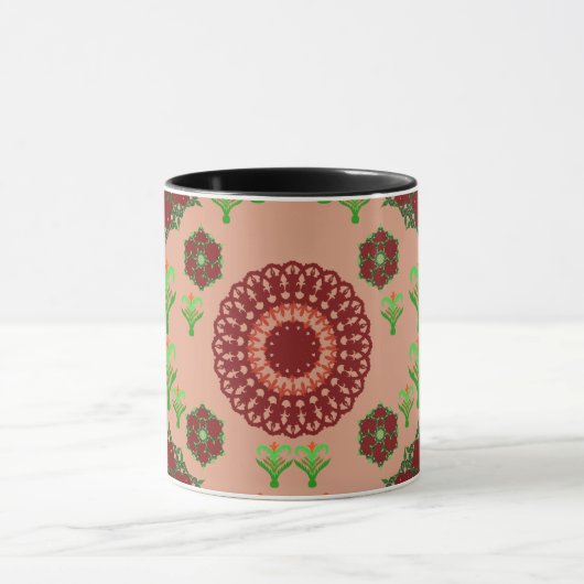 Artistic Pattern Coffee Mug – Stylish Kitchenware  マグカップ (中央)