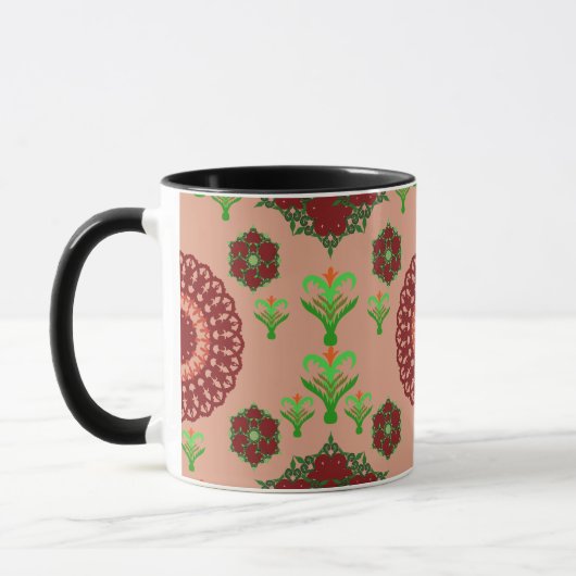 Artistic Pattern Coffee Mug – Stylish Kitchenware  マグカップ (左)