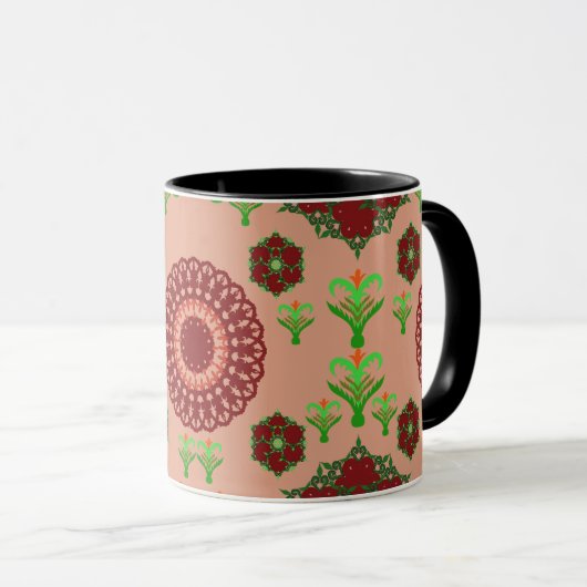 Artistic Pattern Coffee Mug – Stylish Kitchenware  マグカップ (正面右)