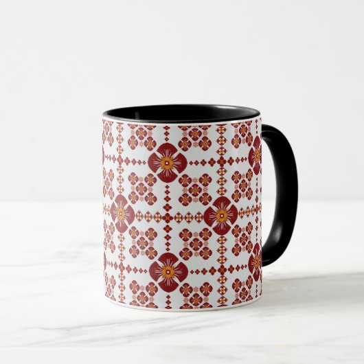 Artistic Pattern Coffee Mug – Stylish Kitchenware  マグカップ (正面右)