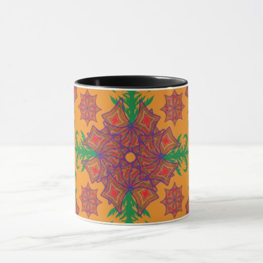 Artistic Pattern Coffee Mug – Stylish Kitchenware  マグカップ (中央)