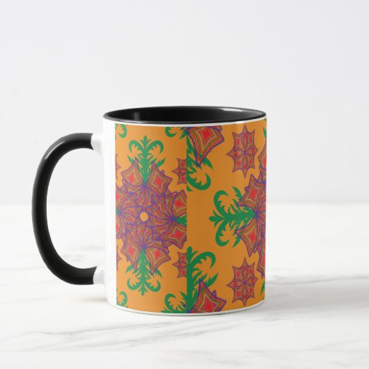 Artistic Pattern Coffee Mug – Stylish Kitchenware  マグカップ (左)