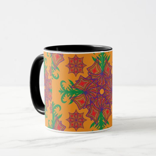Artistic Pattern Coffee Mug – Stylish Kitchenware  マグカップ (正面左)