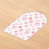 Artistic Pink Bubbles Acrylic Invitation アクリル招待状 (レイダウン)