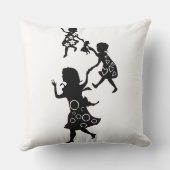 Artistic Portrait throw Pillow クッション (裏面)