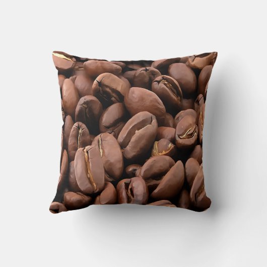 Artistic Roasted Coffee Beans クッション (裏面)