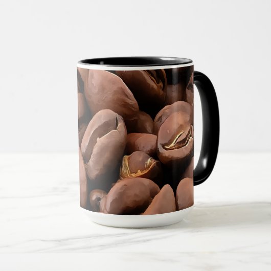 Artistic Roasted Coffee Beans マグカップ (正面右)