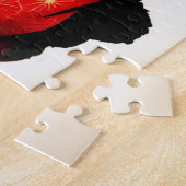 Artistic Samurai Cat Cherry For Adults & Family ジグソーパズル (側面)