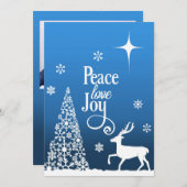 Artistic scene of Peace, Love and Joy personalize (正面/裏面)