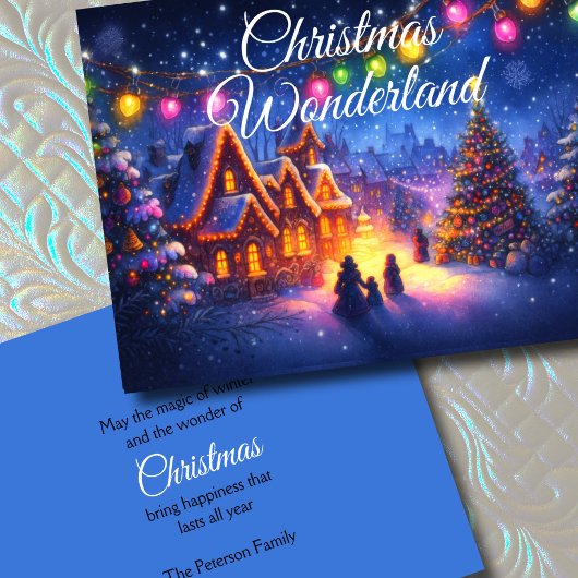 Artistic Storybook Christmas Wonderland シーズンカード