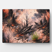 Artistic Tabletop Plaque with Easel フォトプラーク (正面)