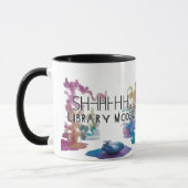 Artistic Two-Tone Book Lover Coffee Cup マグカップ (左)